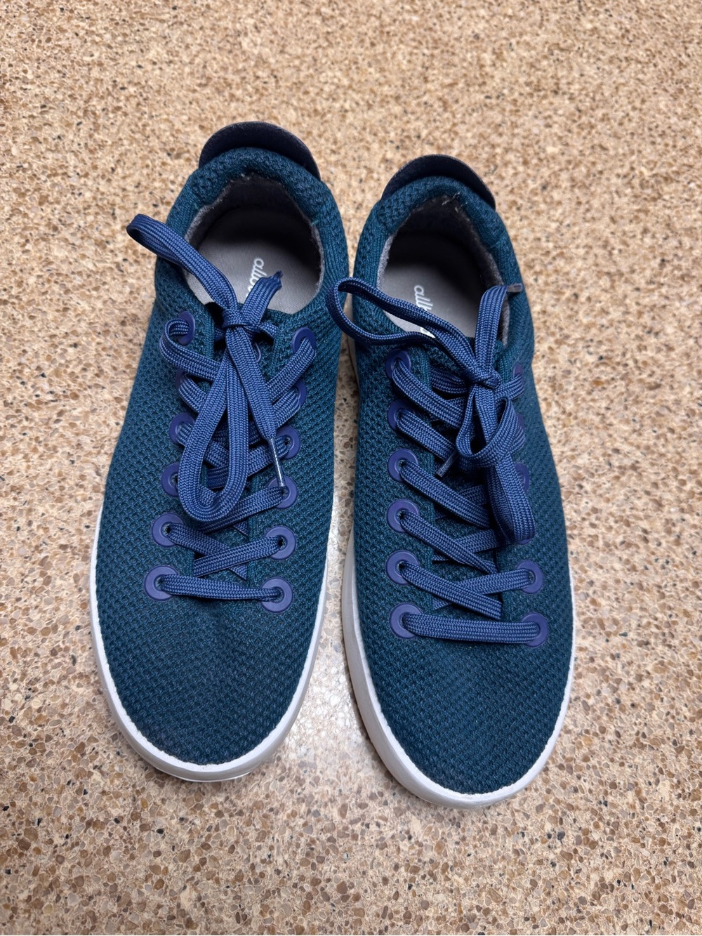 allbirds Men's Knit Lace-Up Sneakers - Teal Green